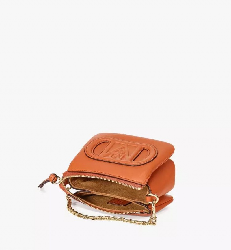 Crossbody Kabelka MCM Worldwide Mode Travia in Spanish Calf Kozene Hnede | 348269-FAI