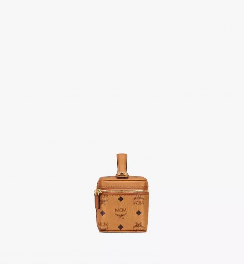 Crossbody Kabelka MCM Worldwide Rockstar Vanity in Visetos Original Hnede | 276954-YTB