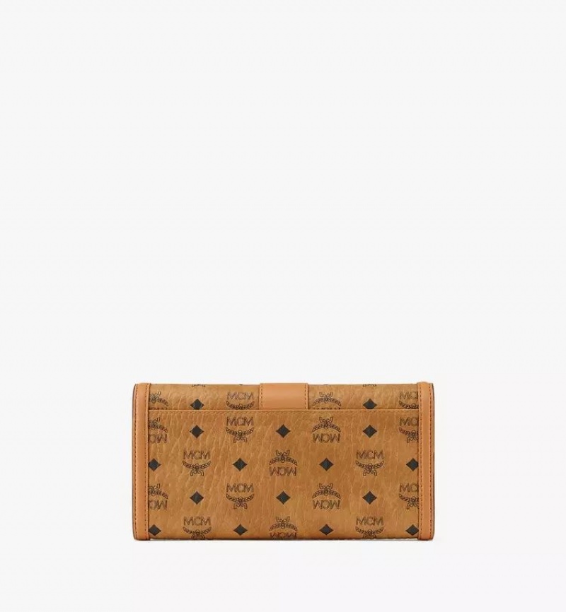 Crossbody Kabelka MCM Worldwide Tracy Chain in Visetos Hnede | 971368-CIU