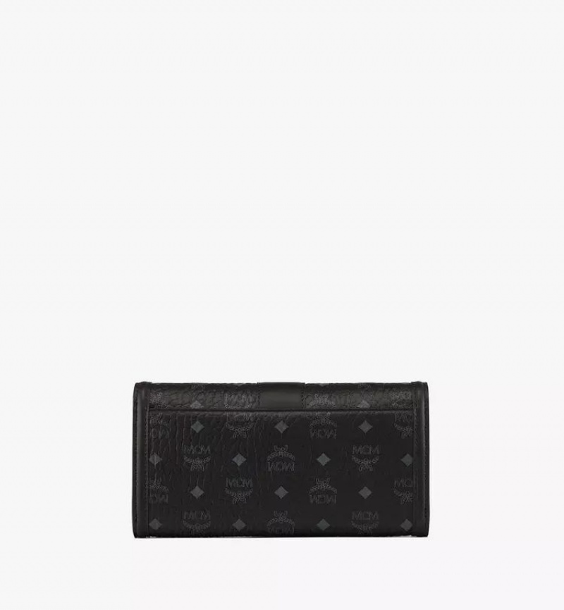 Crossbody Kabelka MCM Worldwide Tracy Chain in Visetos Čierne | 896430-RGQ