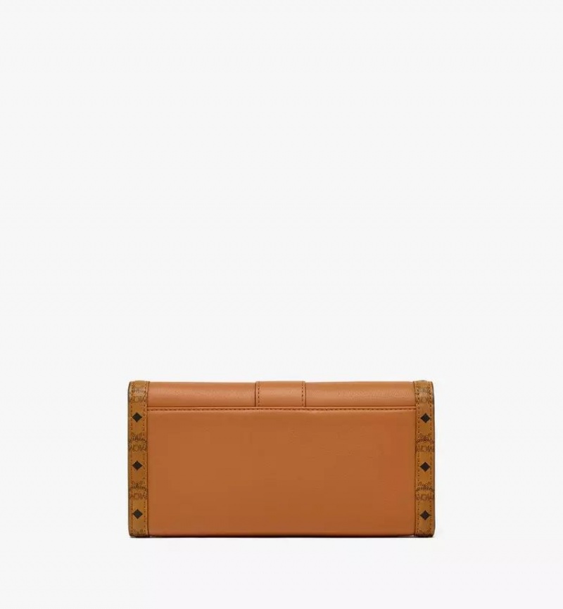 Crossbody Kabelka MCM Worldwide Tracy Chain in Kozene Visetos Mix Hnede | 583401-HKX