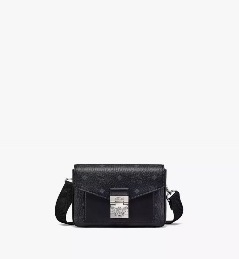 Crossbody Kabelka MCM Worldwide Viktor in Visetos Čierne | 461057-OTC