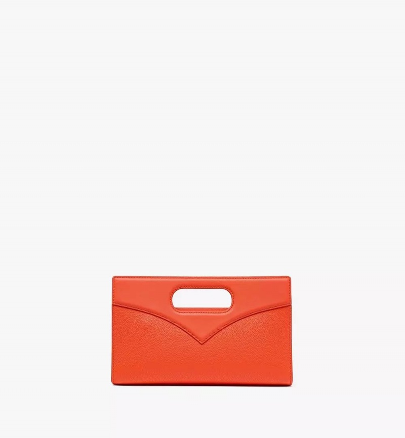 Kabelka MCM Worldwide Diamond in Embossed Kozene Oranžové | 928015-KBV