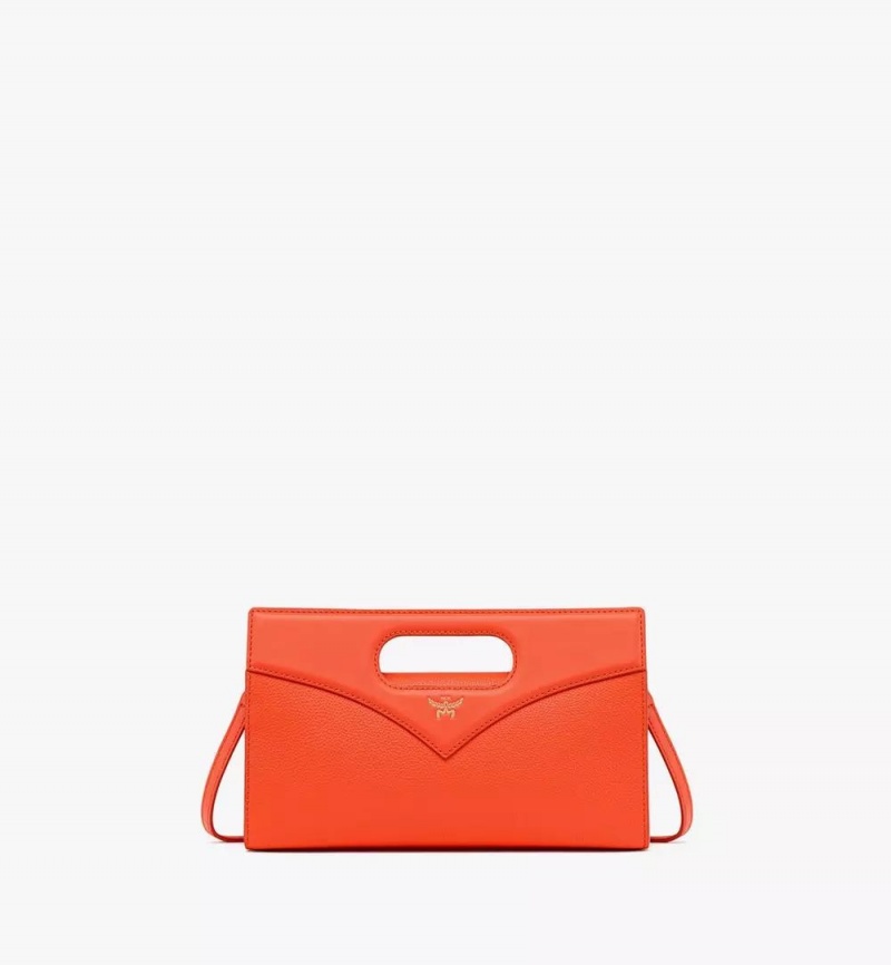 Kabelka MCM Worldwide Diamond in Embossed Kozene Oranžové | 928015-KBV