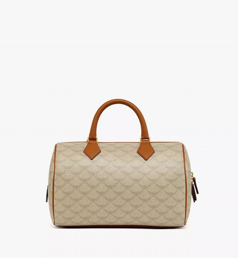 Kabelka MCM Worldwide Ella Boston in Lauretos Béžové | 042896-ZDG