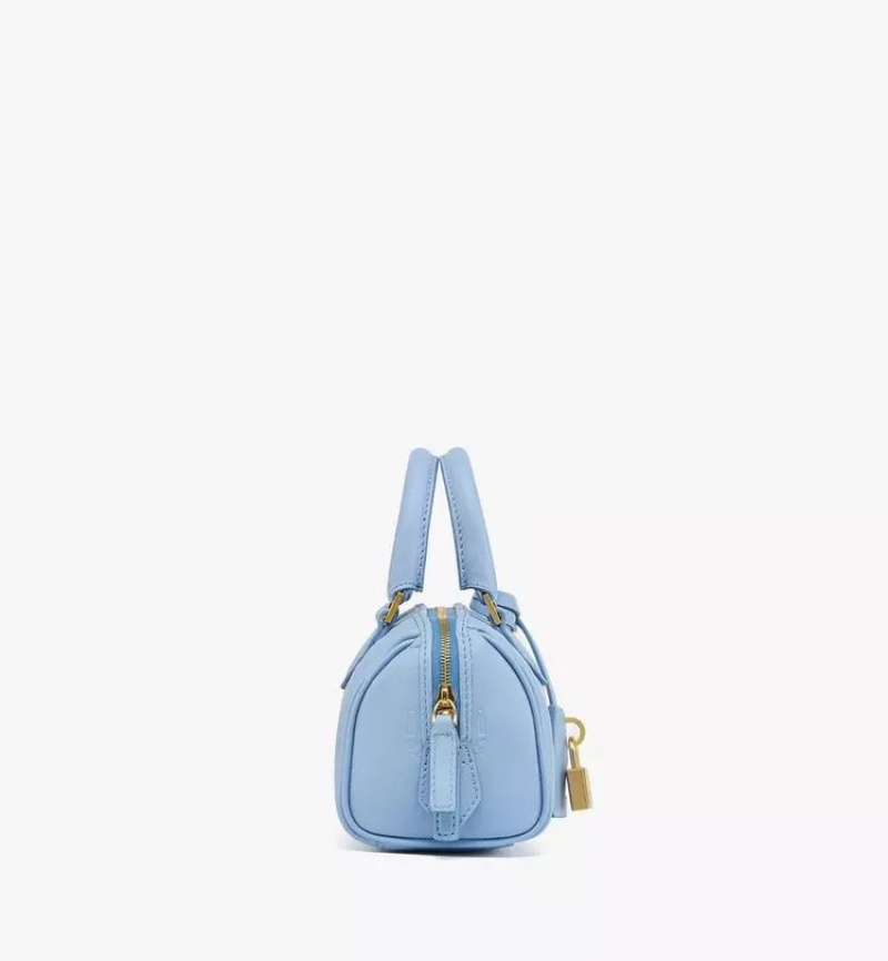 Kabelka MCM Worldwide Ella Boston in Maxi Monogram Kozene Modre | 260378-BRS