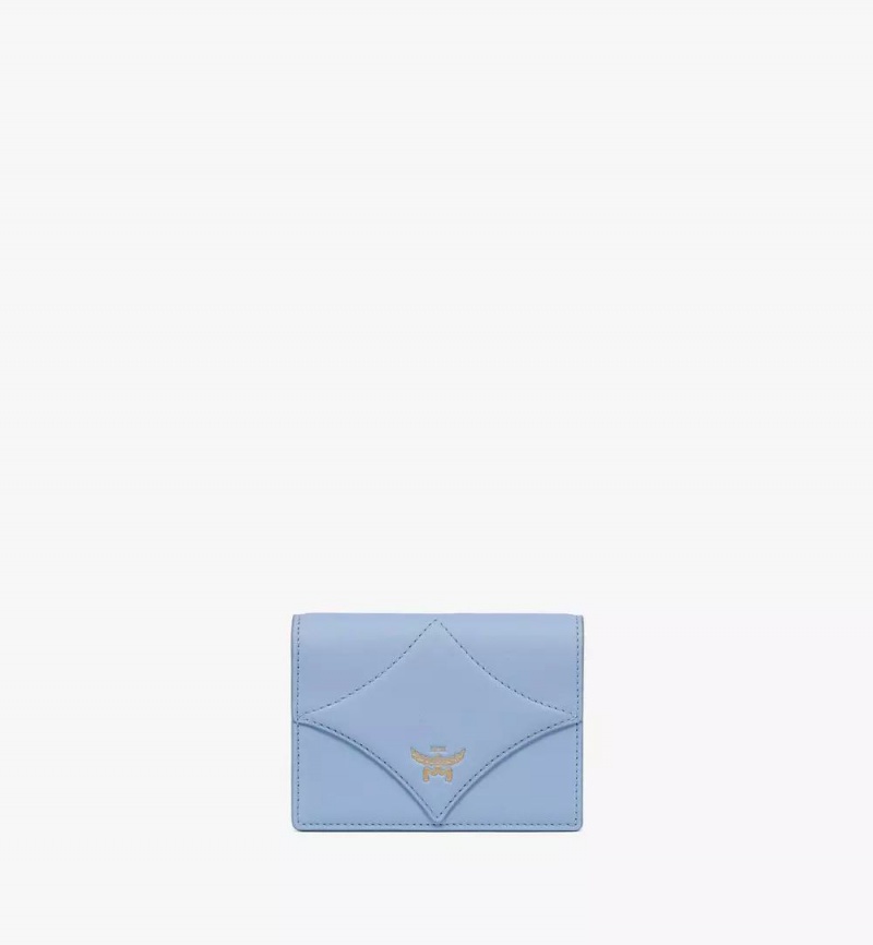 Male Penazenky MCM Worldwide Diamond Snap in Spanish Calf Kozene Modre | 563948-DNE
