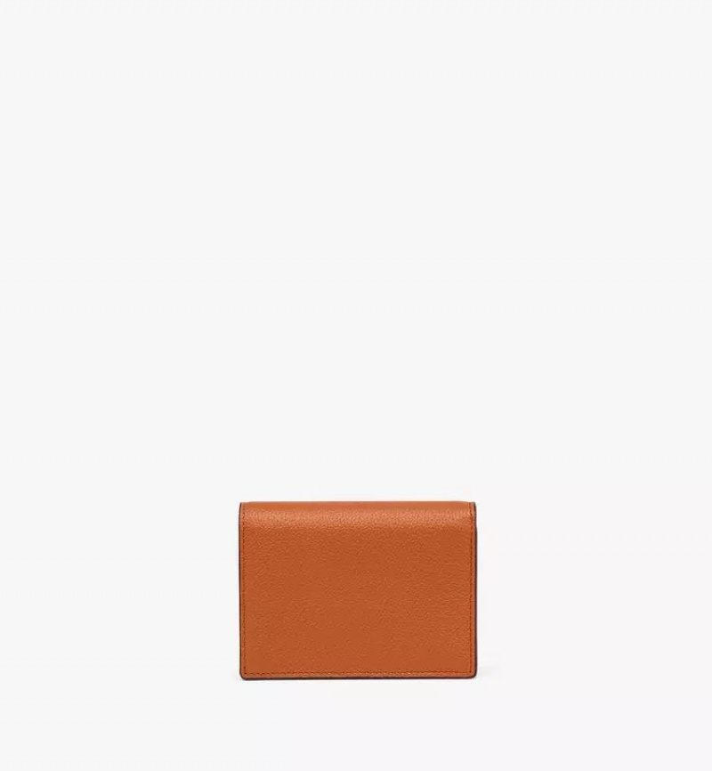 Male Penazenky MCM Worldwide Himmel Snap in Embossed Logo Kozene Hnede | 926517-PGU