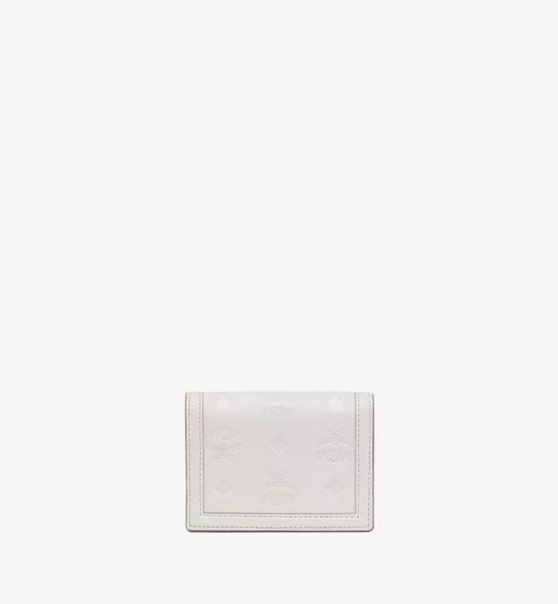 Male Penazenky MCM Worldwide Tracy in Embossed Monogram Kozene Biele | 203594-JOP