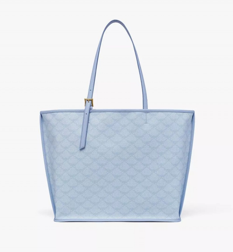 Nákupné Tašky MCM Worldwide Himmel in Lauretos Modre | 378451-OYH