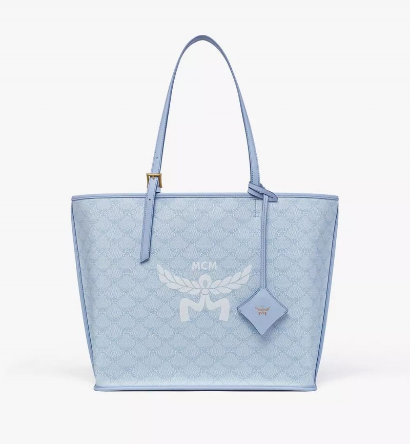 Nákupné Tašky MCM Worldwide Himmel in Lauretos Modre | 378451-OYH