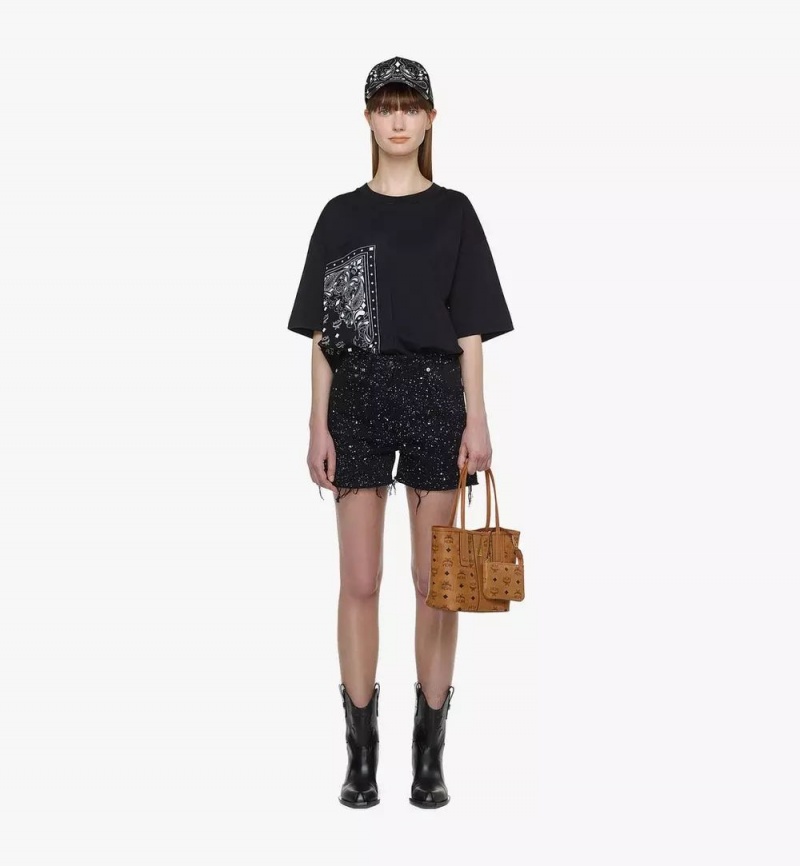 Nákupné Tašky MCM Worldwide Reversible Liz in Visetos Hnede | 721504-ANU