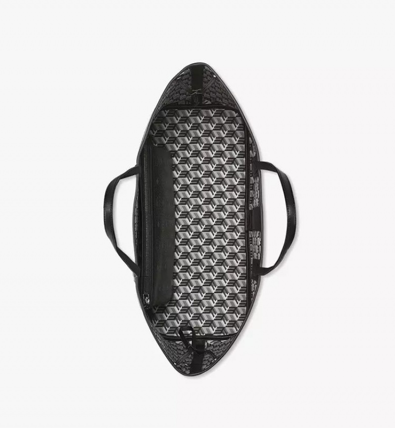 Nákupné Tašky MCM Worldwide Reversible Liz in Visetos Čierne | 106349-DBX