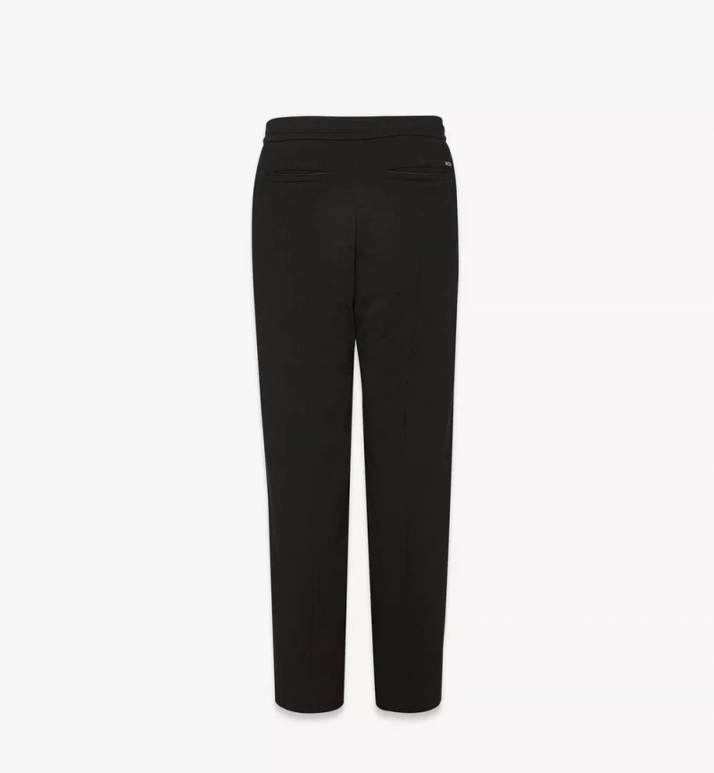 Nohavice MCM Worldwide Essential Drawstring Ponte Damske Čierne | 987521-LIW
