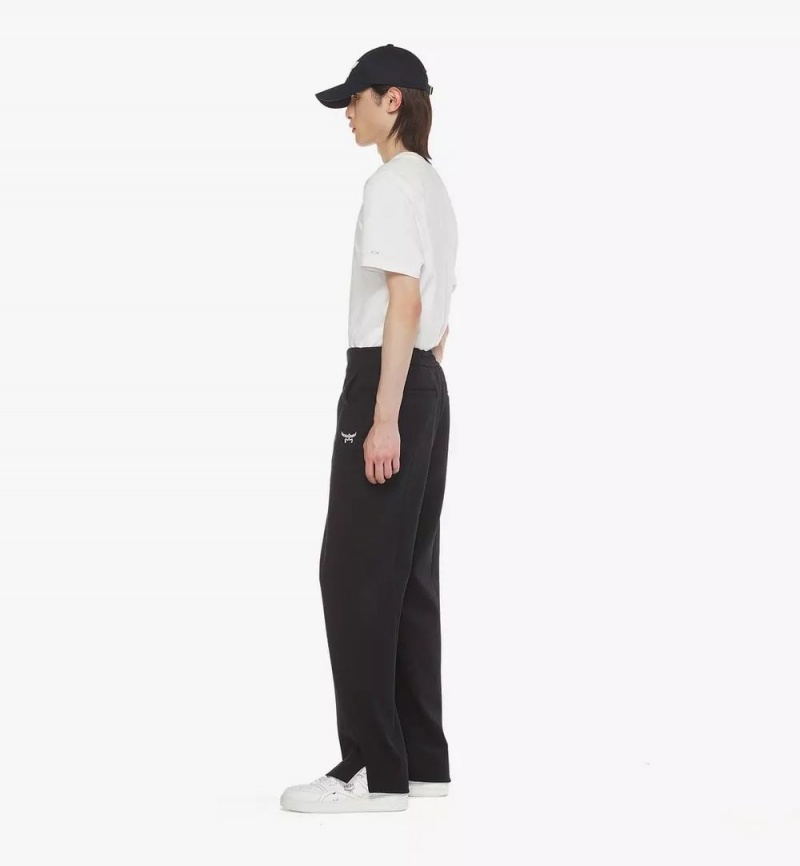 Nohavice MCM Worldwide Essential Drawstring Ponte Damske Čierne | 987521-LIW