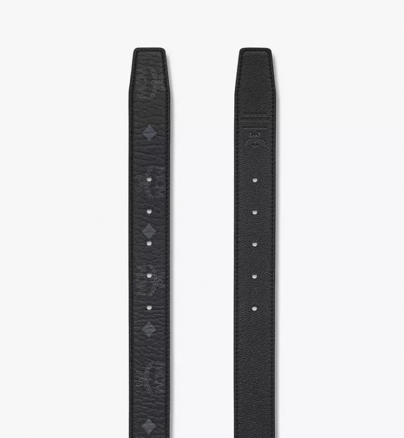 Opasky MCM Worldwide Aren Reversible 1.3” in Visetos Panske Čierne | 507683-DAW