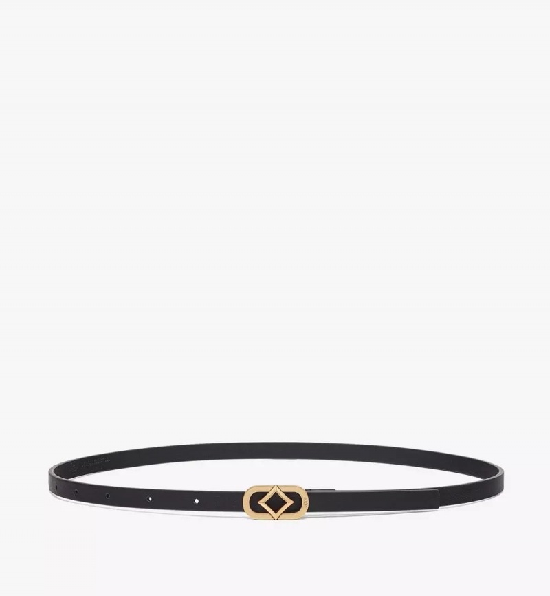 Opasky MCM Worldwide Diamond Prackou in Spanish Calf Kozene Damske Čierne | 501789-NFG