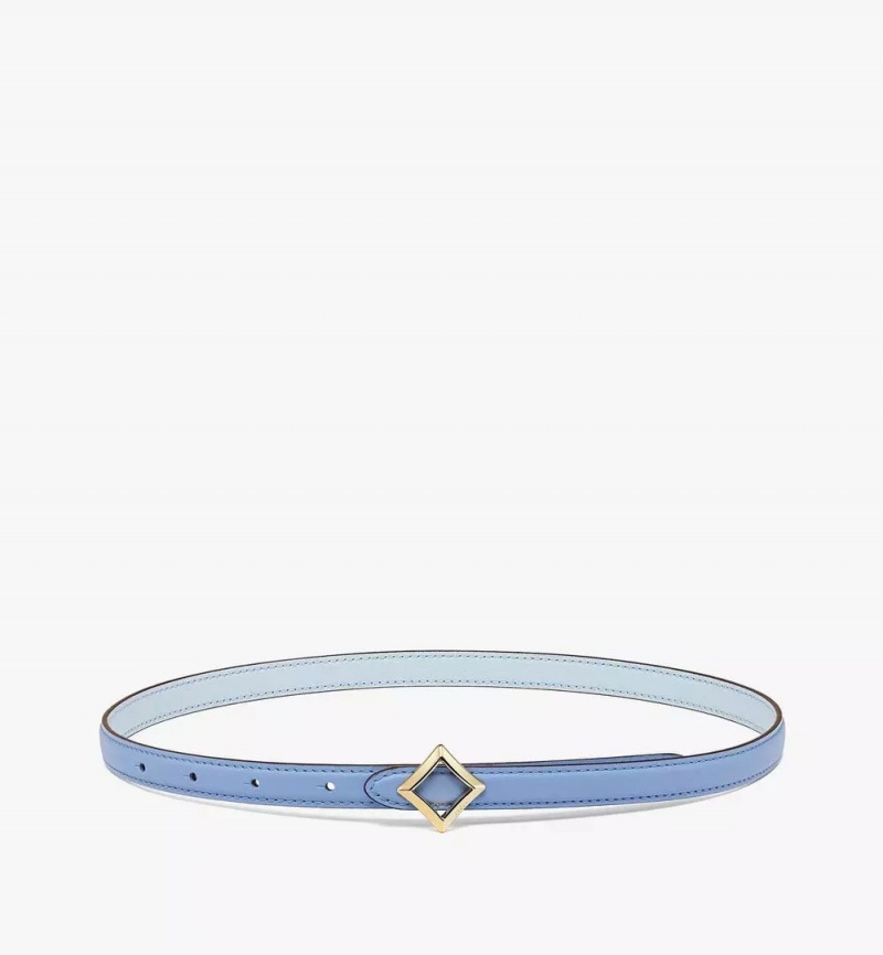 Opasky MCM Worldwide Reversible Diamond Prackou in Nappa Kozene Damske Modre | 509342-FRL