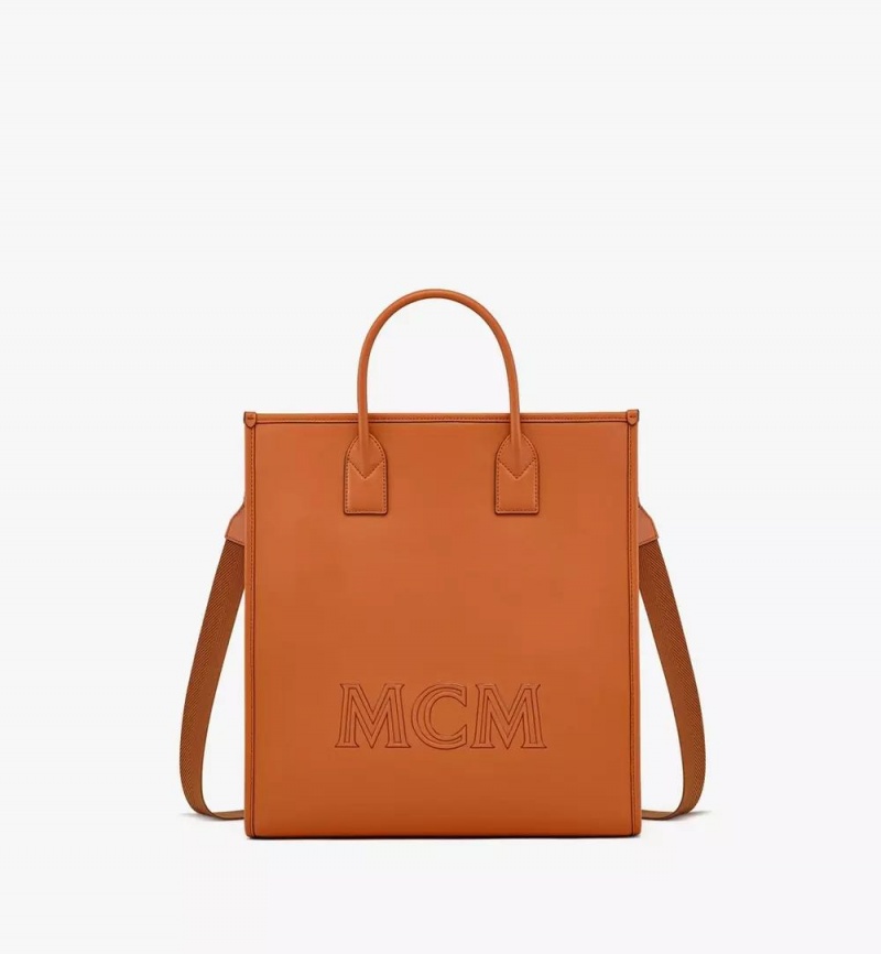 Prenosná Taška MCM Worldwide Klassik in Spanish Calf Kozene Hnede | 793460-VQH