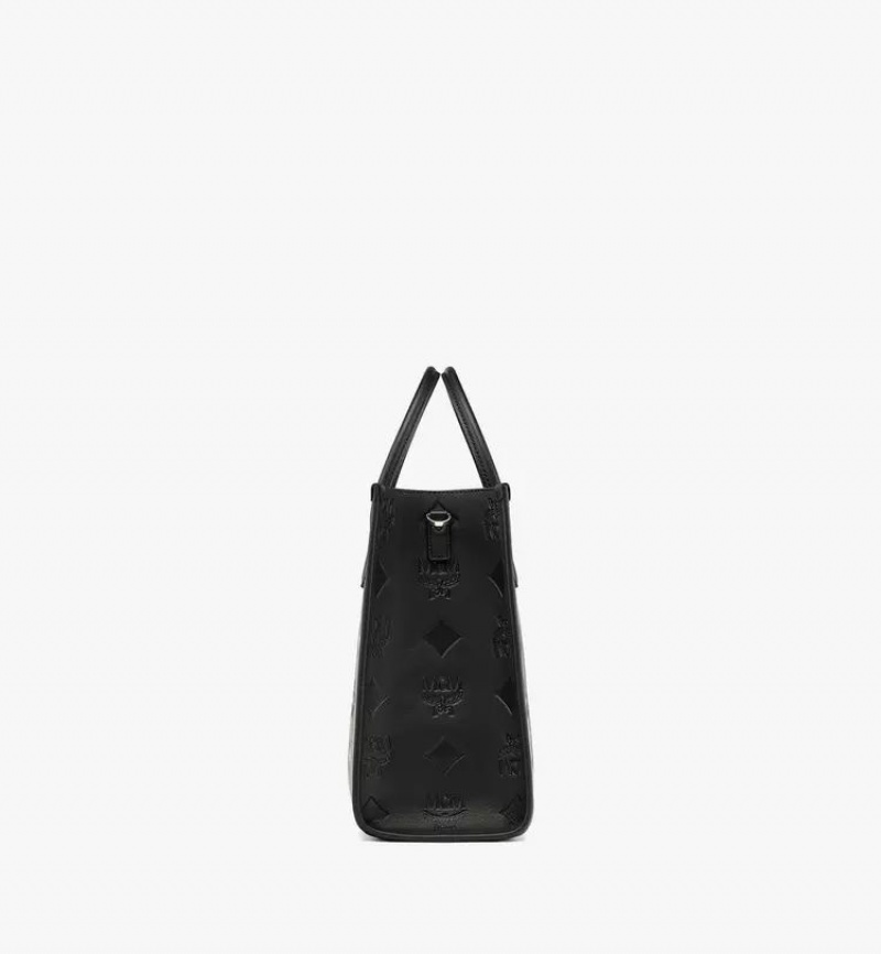 Prenosná Taška MCM Worldwide München in Maxi Monogram Kozene Čierne | 014937-TEG