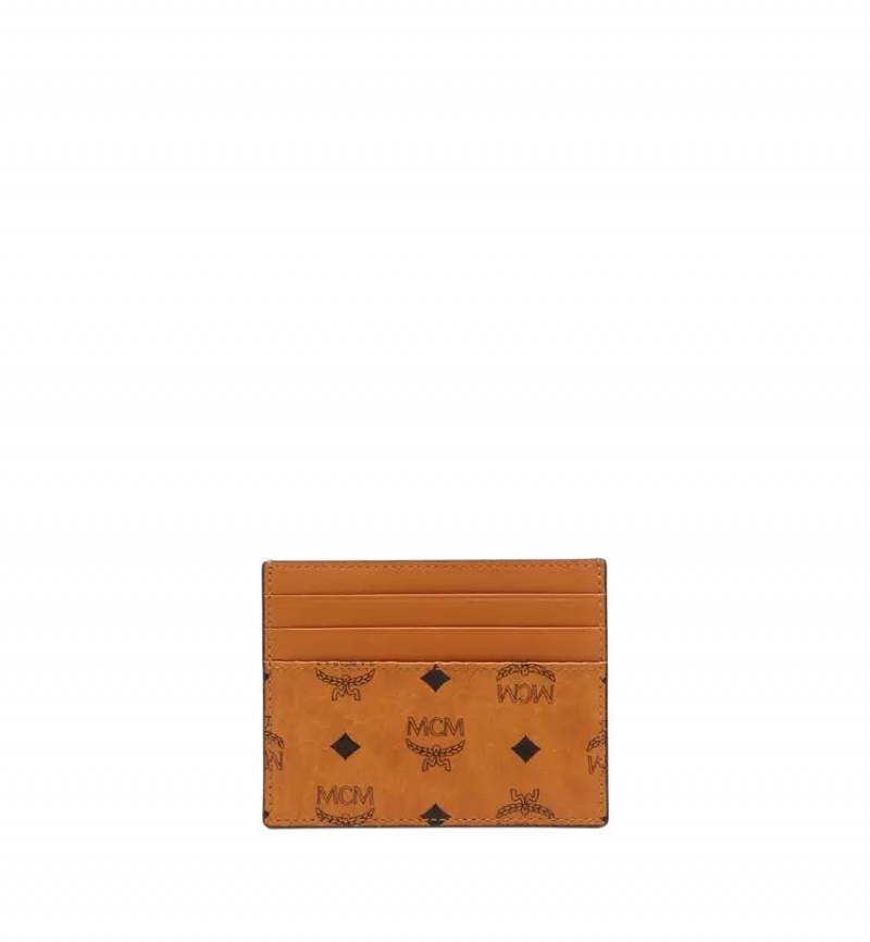Puzdro Na Kartu MCM Worldwide Money Clip in Visetos Original Hnede | 926051-HDV