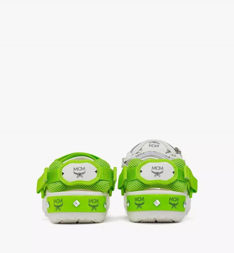 Slapky MCM Worldwide MCM x CROCS Klasické Clog w/ Bracelet Damske Biele | 210563-GFC