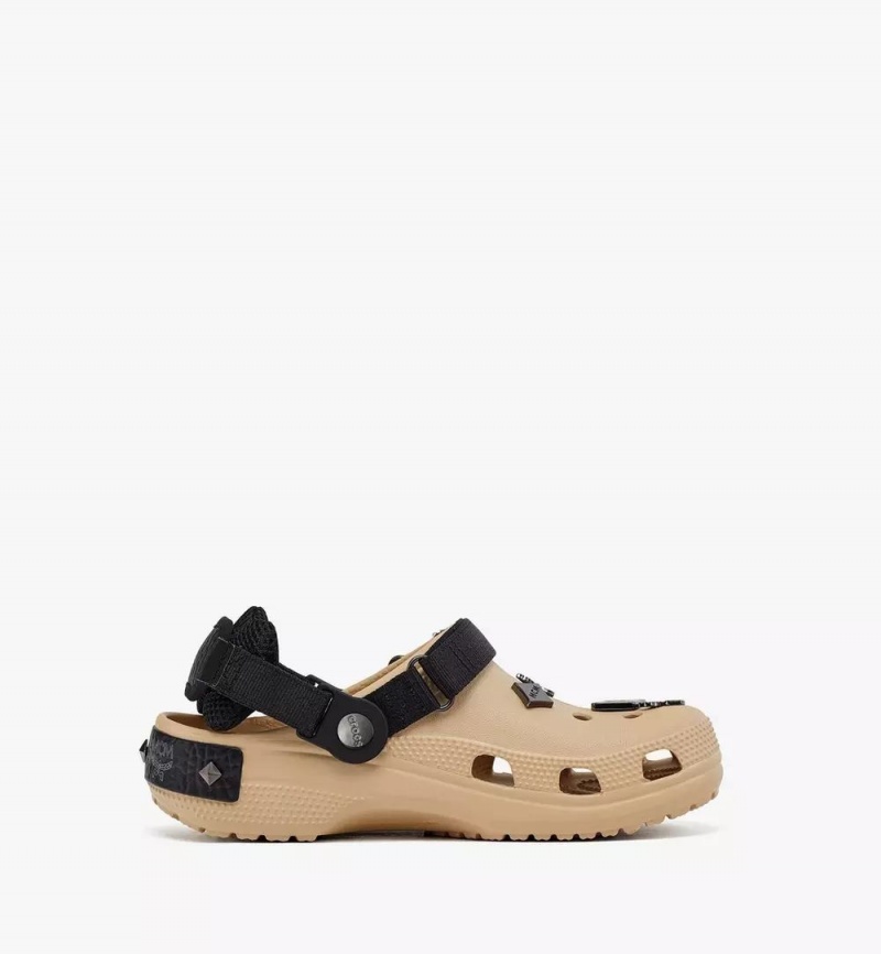 Slapky MCM Worldwide MCM x CROCS Klasické Clog w/ Bracelet Damske Béžové | 857209-DBO