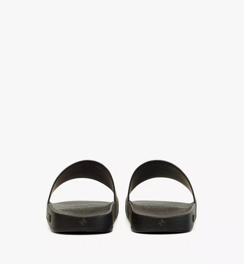 Slapky MCM Worldwide Maxi Visetos Damske Čierne | 039281-QLR