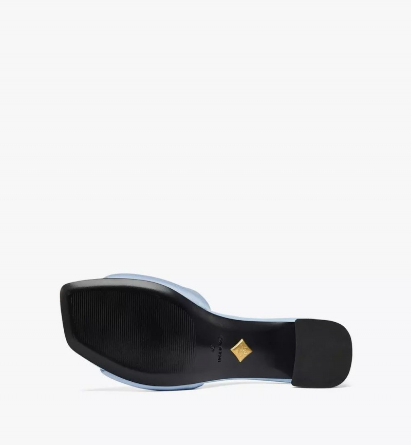 Slapky MCM Worldwide Strass Logo Heel Damske Modre | 189576-QYU