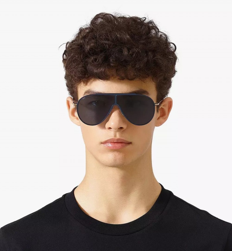 Slnecne Okuliare MCM Worldwide MCM502S Aviator Damske Modre | 825169-WDF