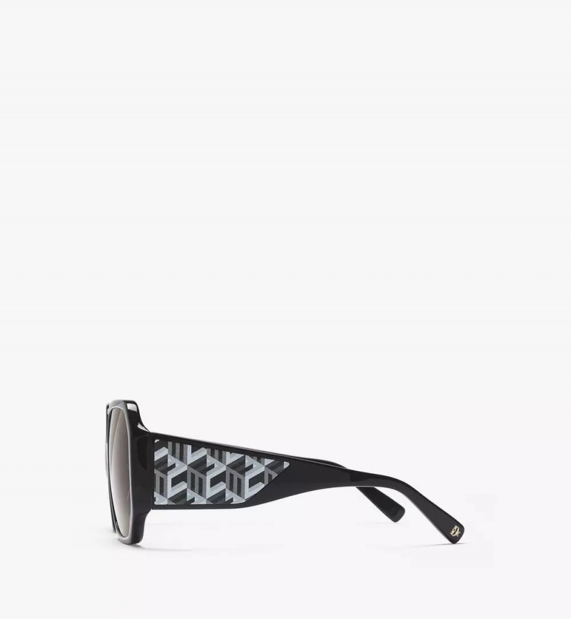 Slnecne Okuliare MCM Worldwide MCM709S Geometric Damske Čierne | 832450-WBK