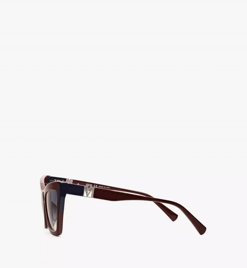 Slnecne Okuliare MCM Worldwide MCM722SLB Rectangular Damske Hnede | 896703-KPV