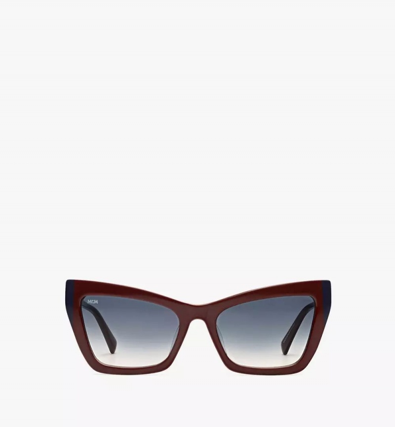 Slnecne Okuliare MCM Worldwide MCM722SLB Rectangular Damske Hnede | 896703-KPV