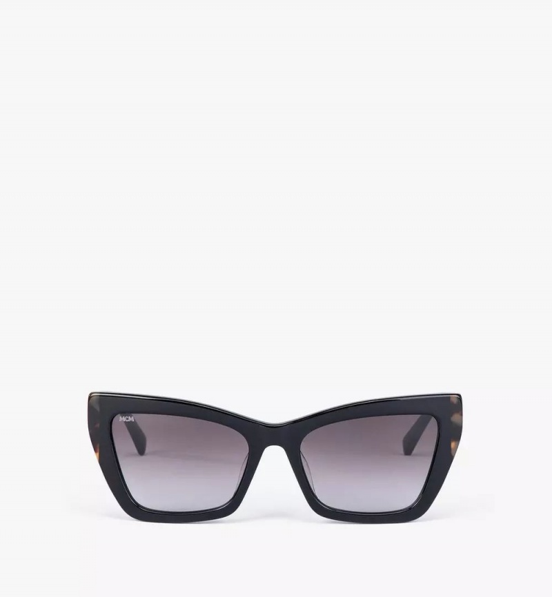 Slnecne Okuliare MCM Worldwide MCM722SLB Rectangular Damske Čierne | 410329-ESY