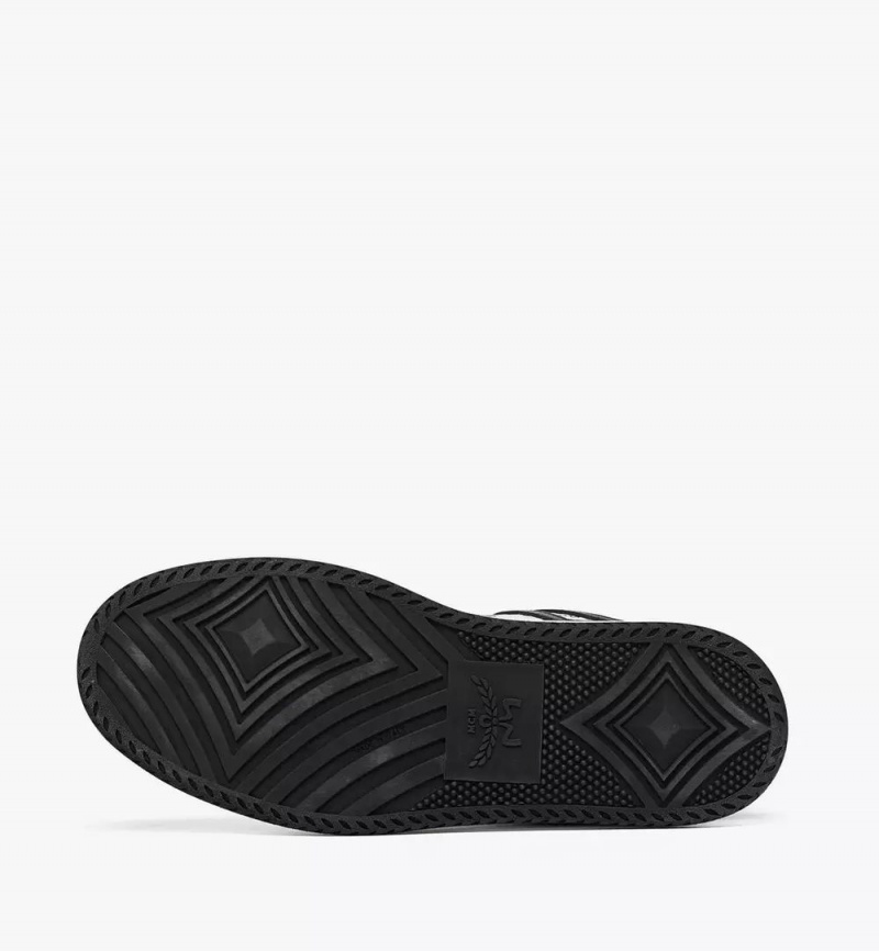 Tenisky MCM Worldwide Neo Terrain Lo in Visetos Damske Čierne | 605213-SUL