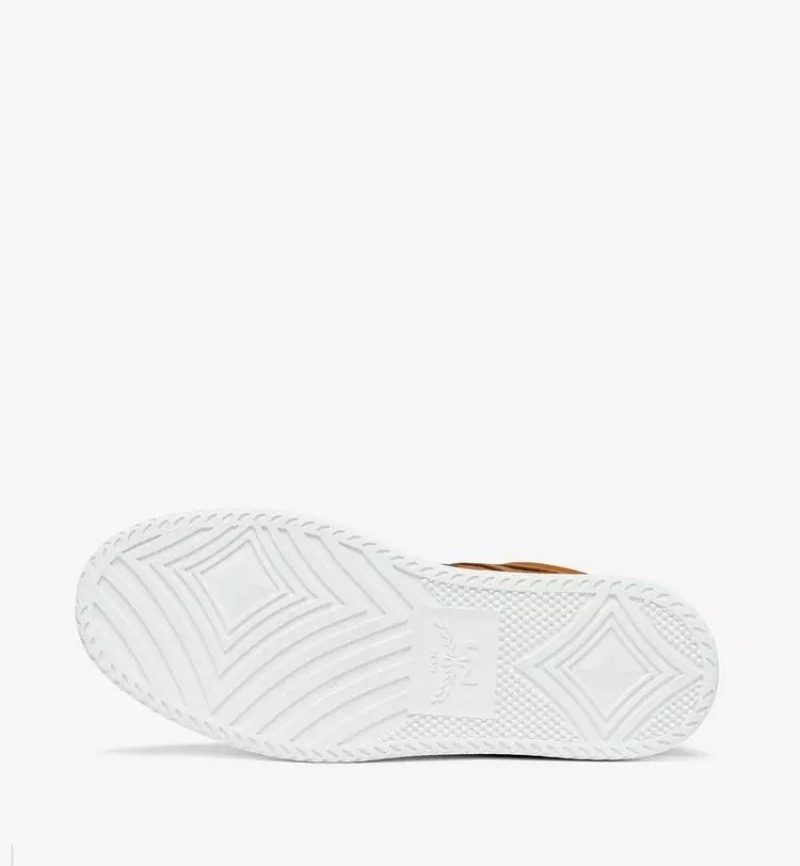 Tenisky MCM Worldwide Neo Terrain Lo in Visetos Panske Hnede | 873016-QSU