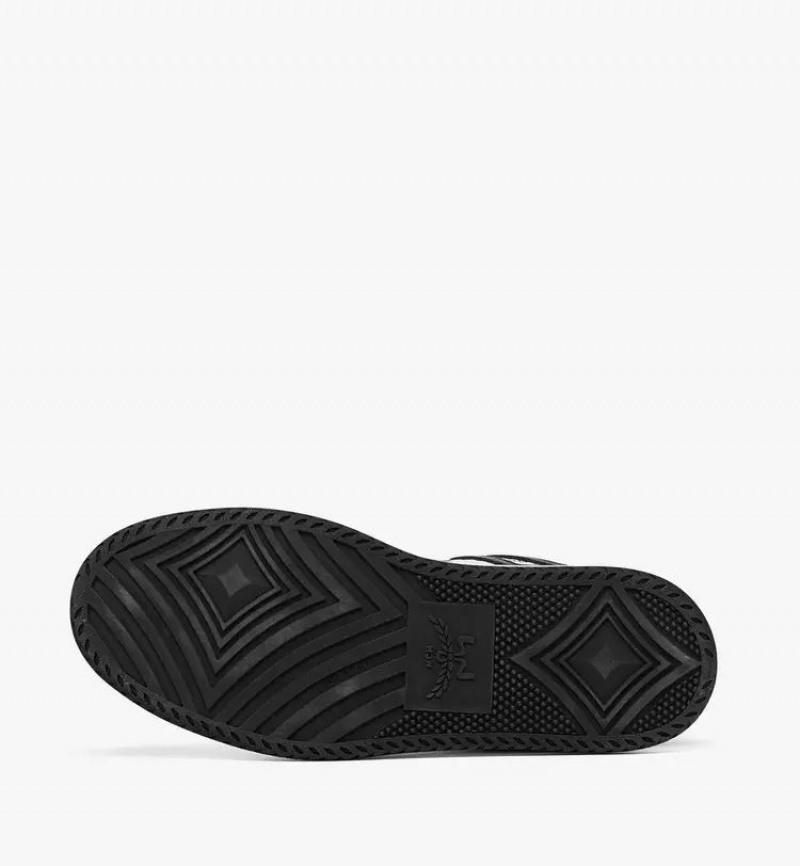 Tenisky MCM Worldwide Neo Terrain Lo in Visetos Panske Čierne | 601843-NUJ