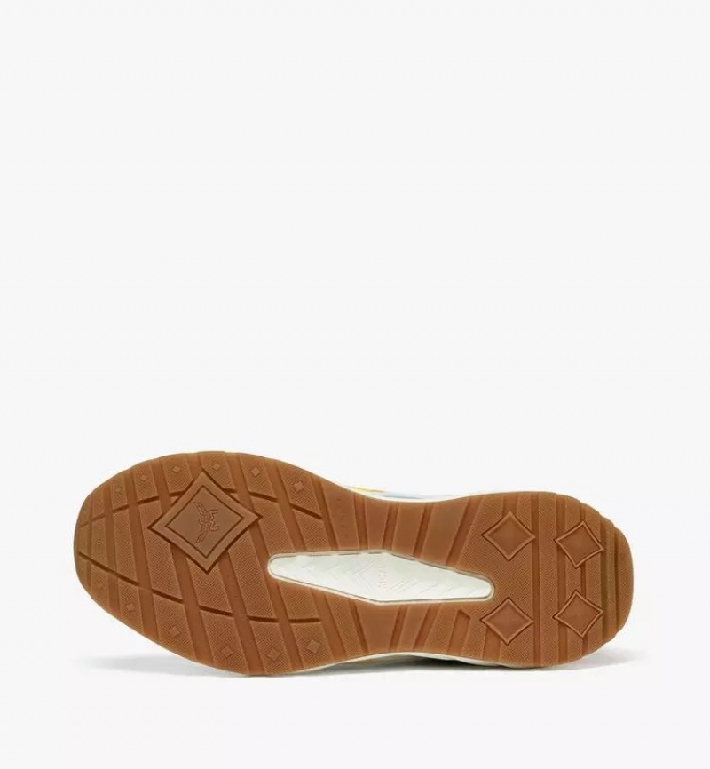 Tenisky MCM Worldwide Skywander Lo in Calf Kozene Panske Modre | 437896-FPA