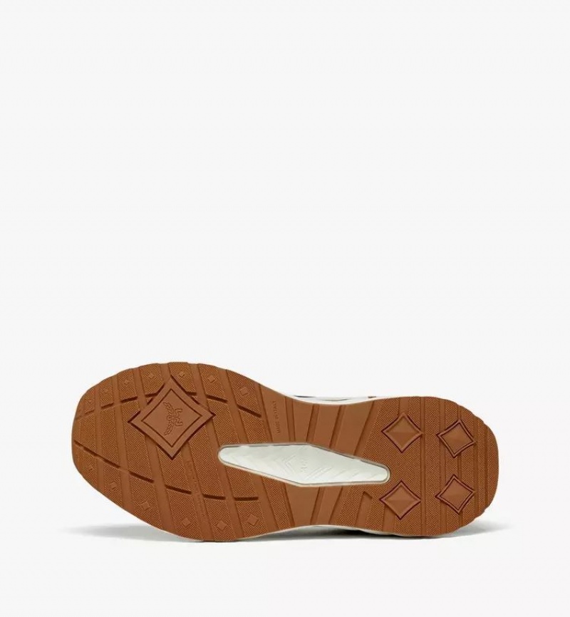 Tenisky MCM Worldwide Skywander Lo in Visetos Panske Hnede | 296408-UCO